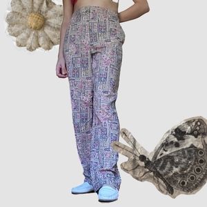Vintage Unique Talbot Patterned Pants Size 10